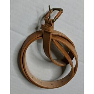 Talbots Tan Leather Belt - Size S - EUC